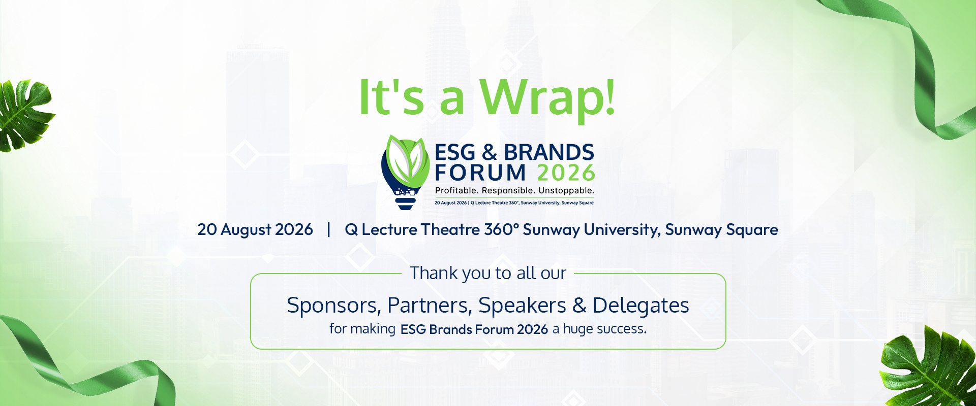 ESG Wrap Up Banner